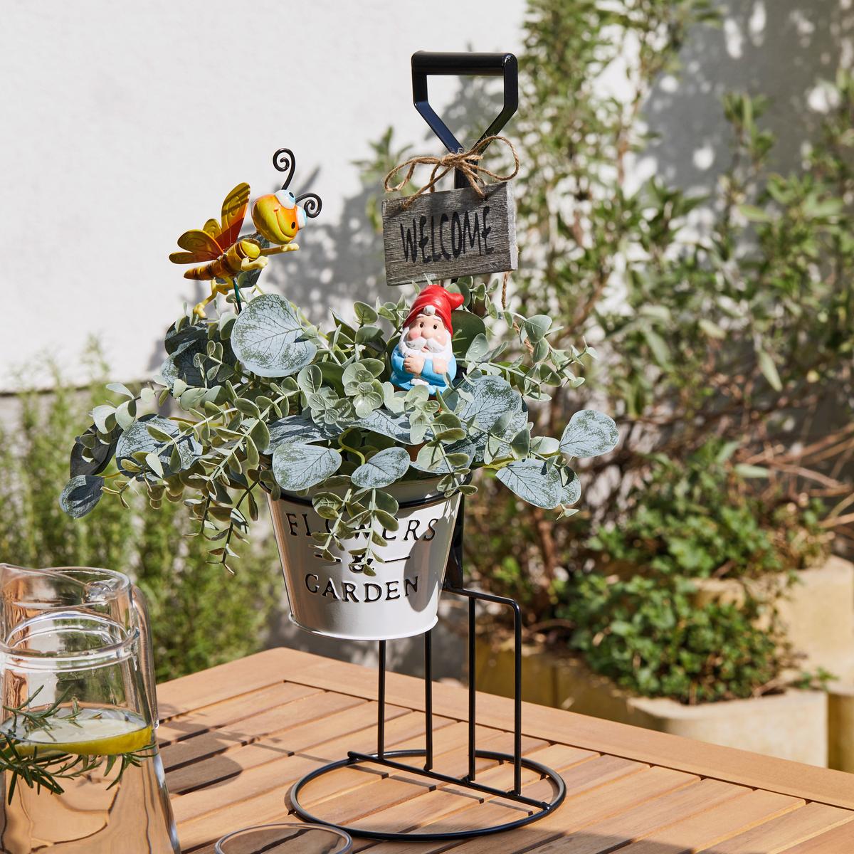 Gartenstecker Insektenfreunde H: 59,5 Cm Metall Zum Stellen - Multicolor, Basics, Metall (59,5cm)