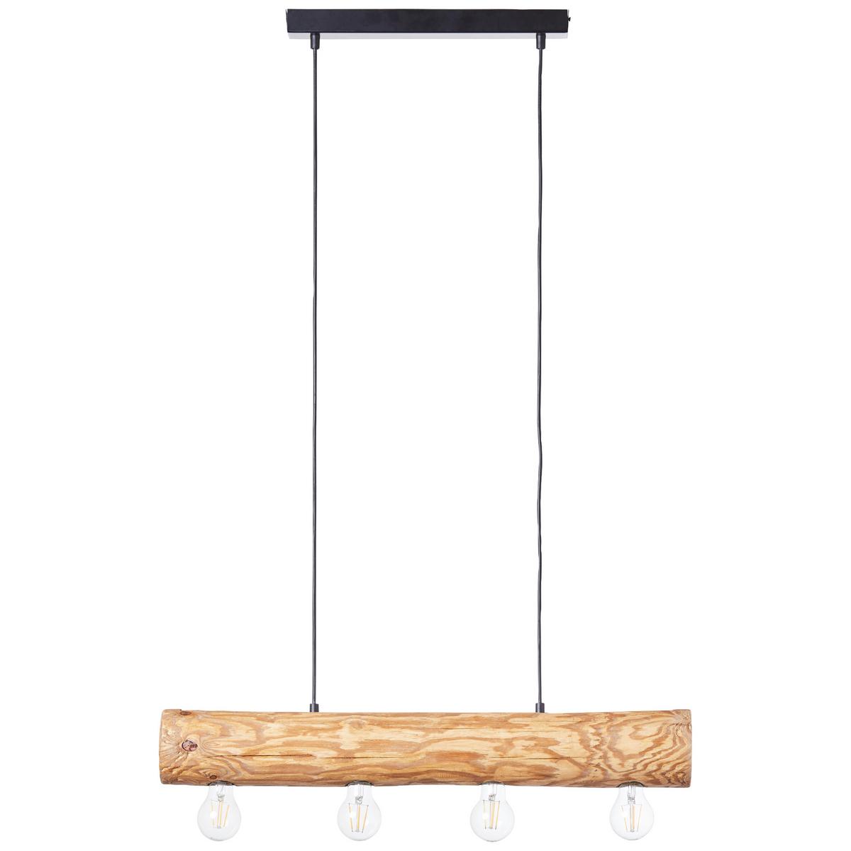 Hängeleuchte 99432/35 Trabo - Kieferfarben, Natur, Holz/Metall (105/70/10cm) - Brilliant