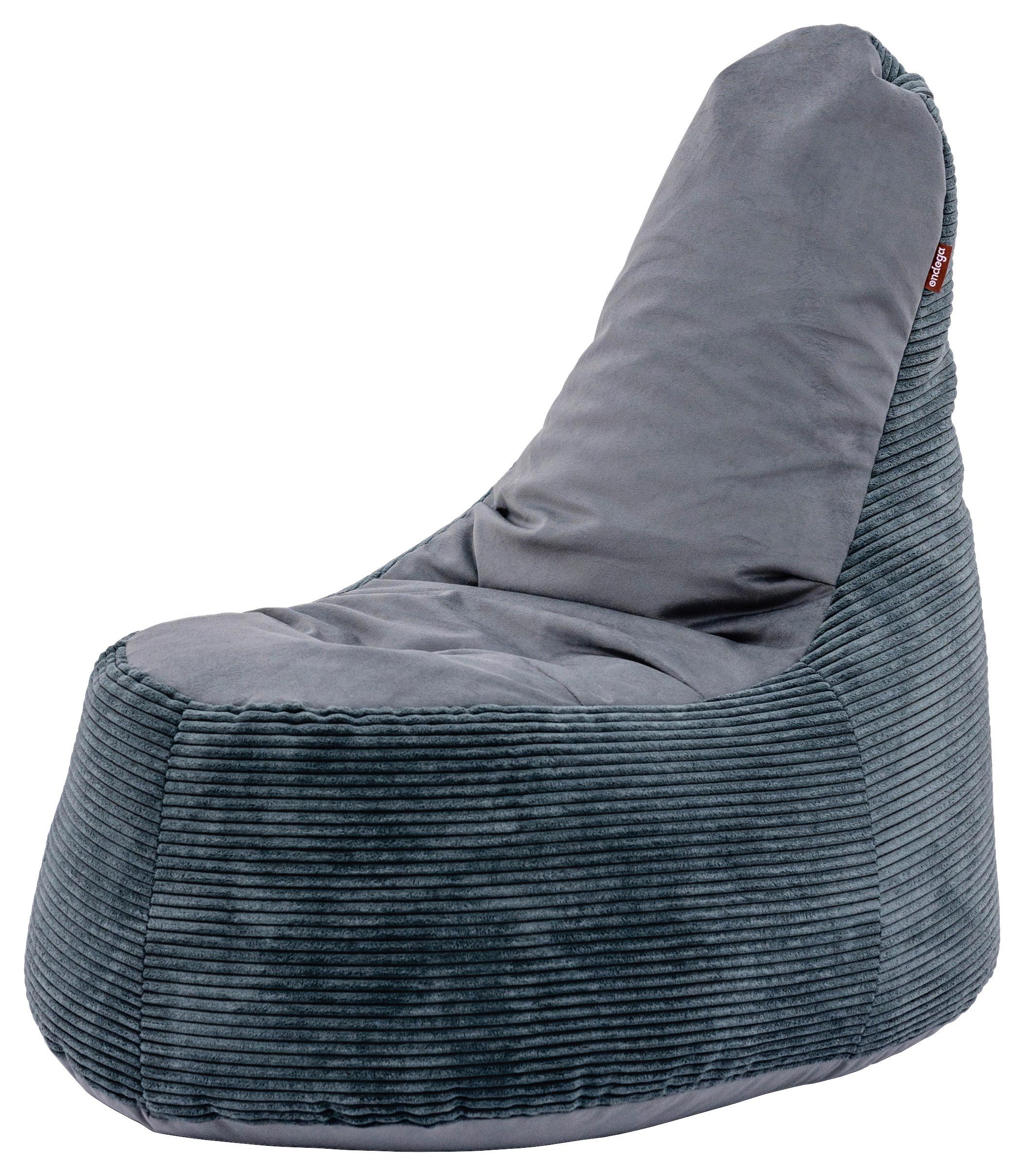 Sitzsack Golden Dream Grau Indoor - Grau, Basics, Textil (45/110/90cm) - Ondega