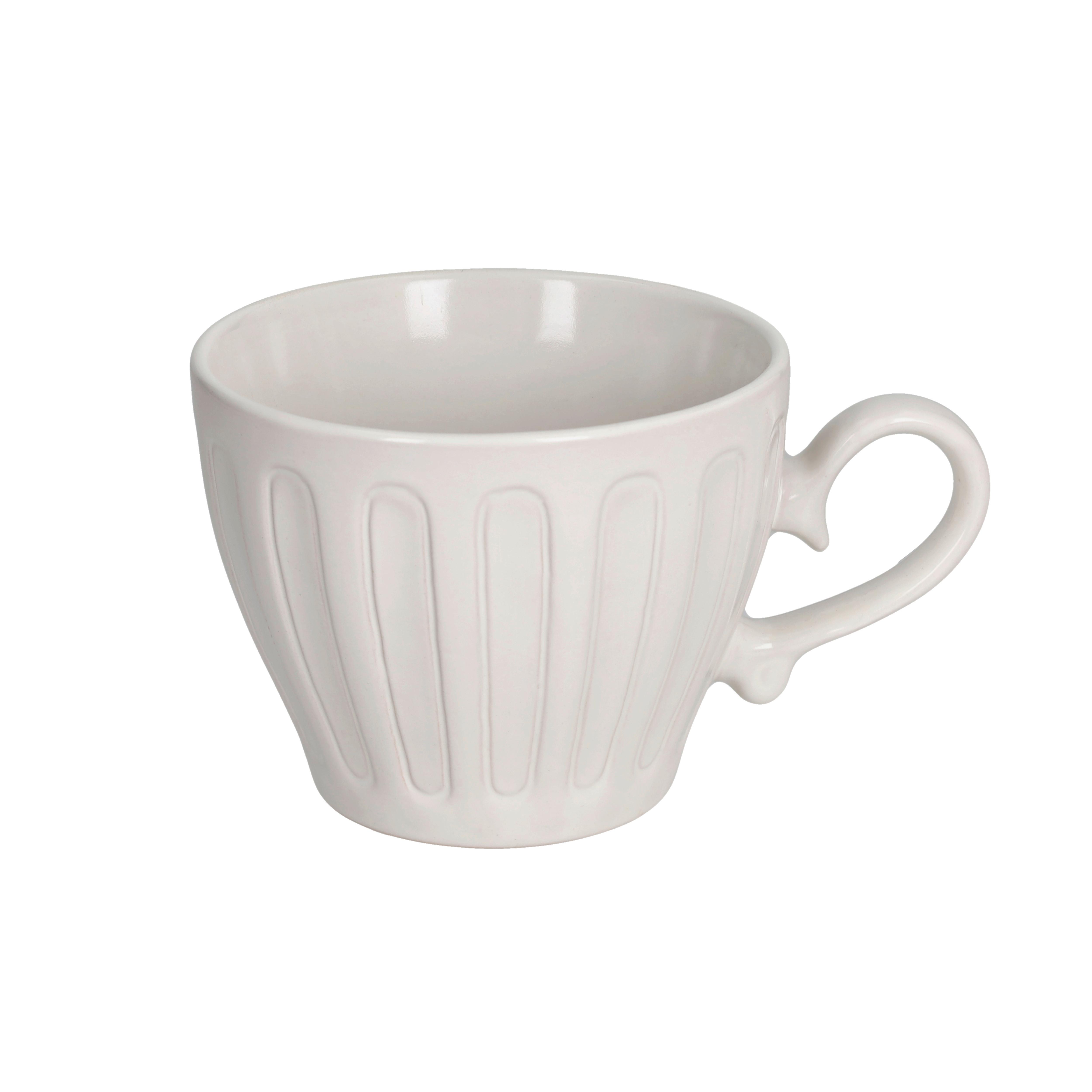 Jumbo Kávésbögre Madrid - fehér, Basics, kerámia (11/9cm)