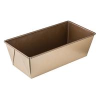 Kastenform LxBxH: 31x16x10 cm mit Antihaftbeschichtung - Goldfarben, Metall (31/16/10cm)