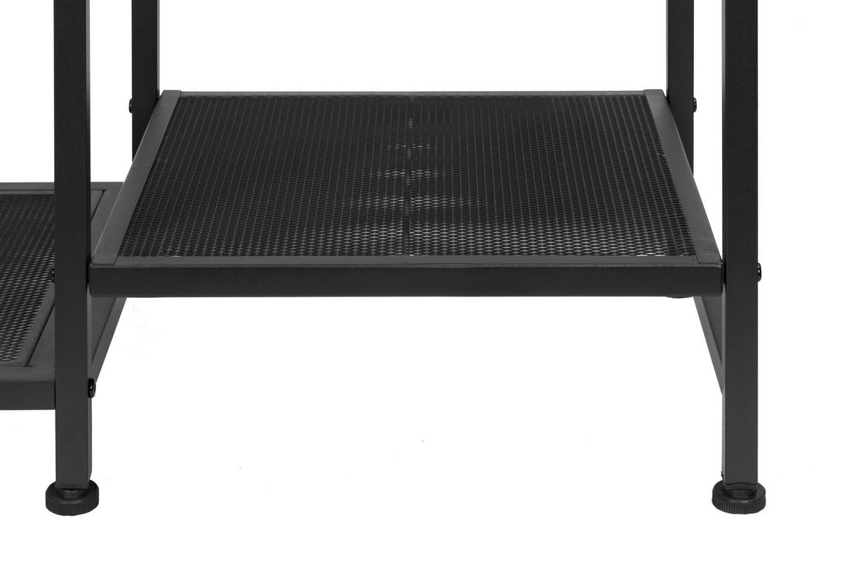 GARDEROBENSTÄNDER Naturfarben/Schwarz B: 100cm - Schwarz/Naturfarben, MODERN, Holzwerkstoff/Metall (100/165/36cm) - P & B
