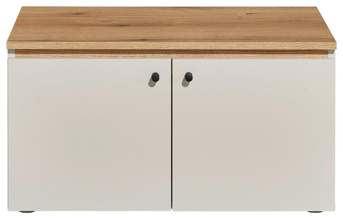 Előszobapad Lime 70/45cm - kasmírszínű/tölgyfa színű, Trend, faalapú anyag (70/45/38cm) - Livetastic