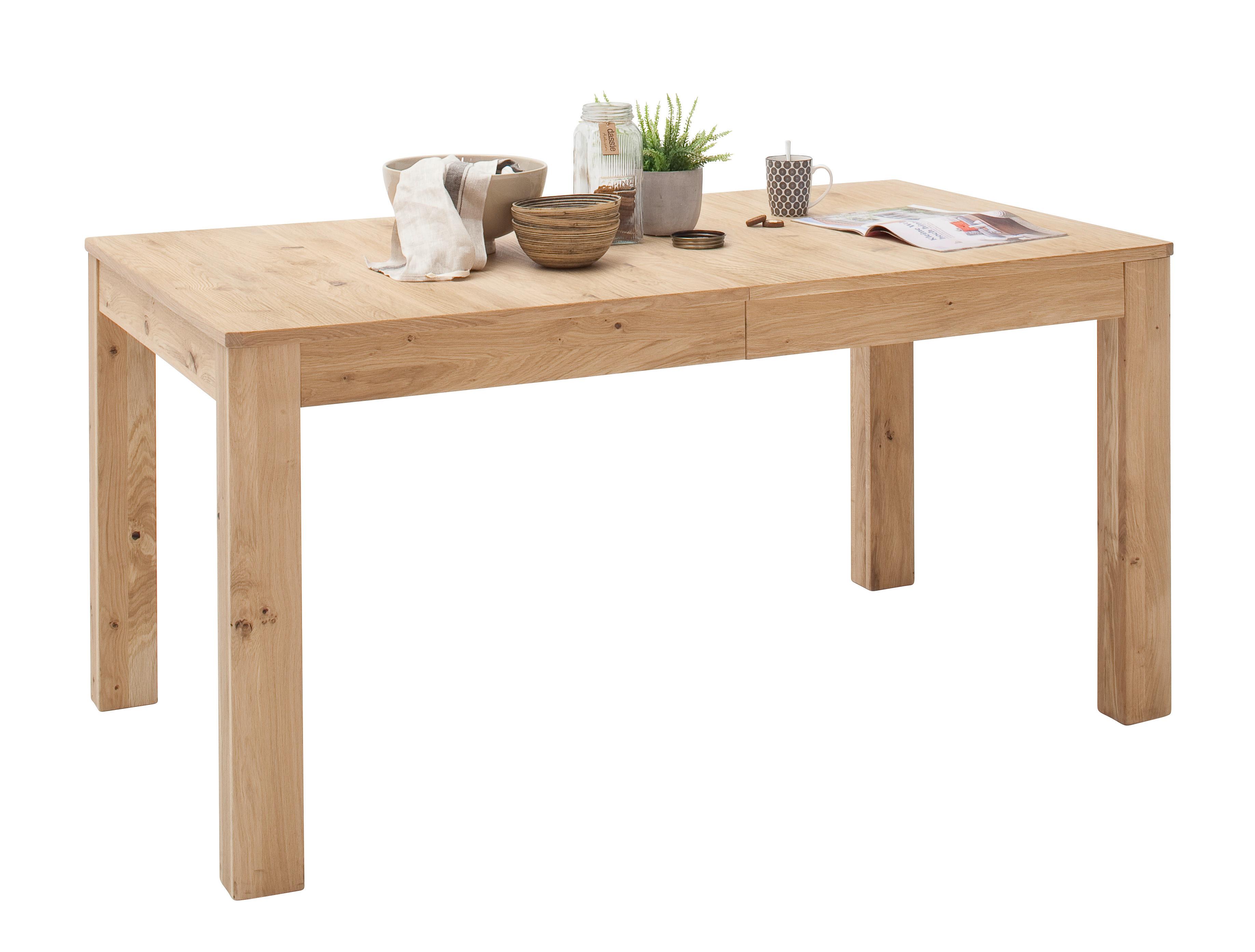 Esstisch Santori 160-260x90 Cm Eichefarben - Eichefarben, Design, Holz/Holzwerkstoff (160-260/90/77cm) - Livetastic