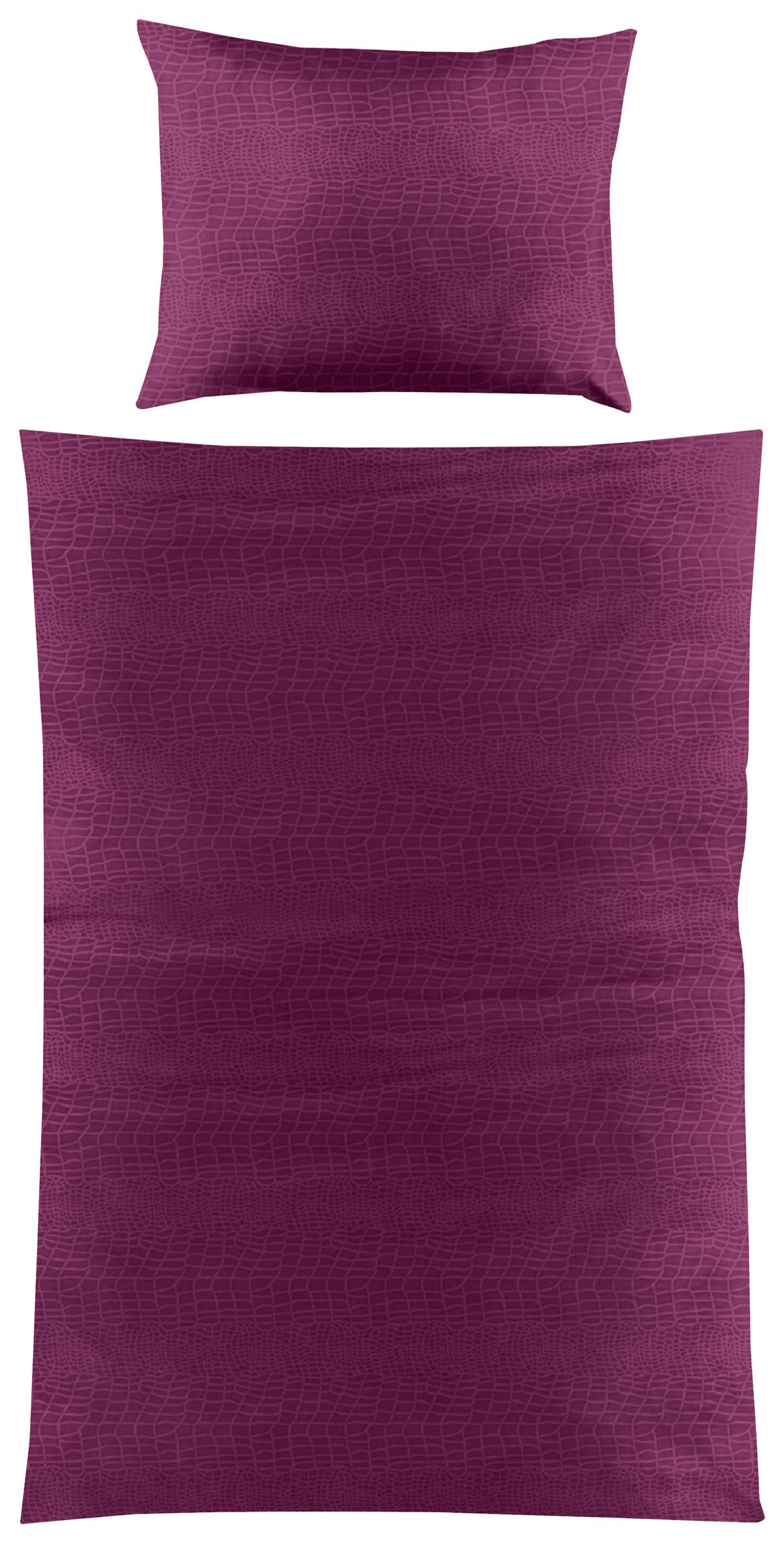 Bettwäsche Valeria - Violett, MODERN, Textil (140/200null) - Luca Bessoni