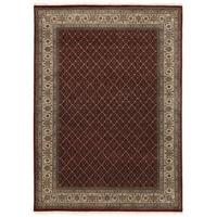 Orientalischer Webteppich Creme Cavari Herati 160x90 cm - Rot/Creme, Basics, Textil (90/160cm) - Cazaris