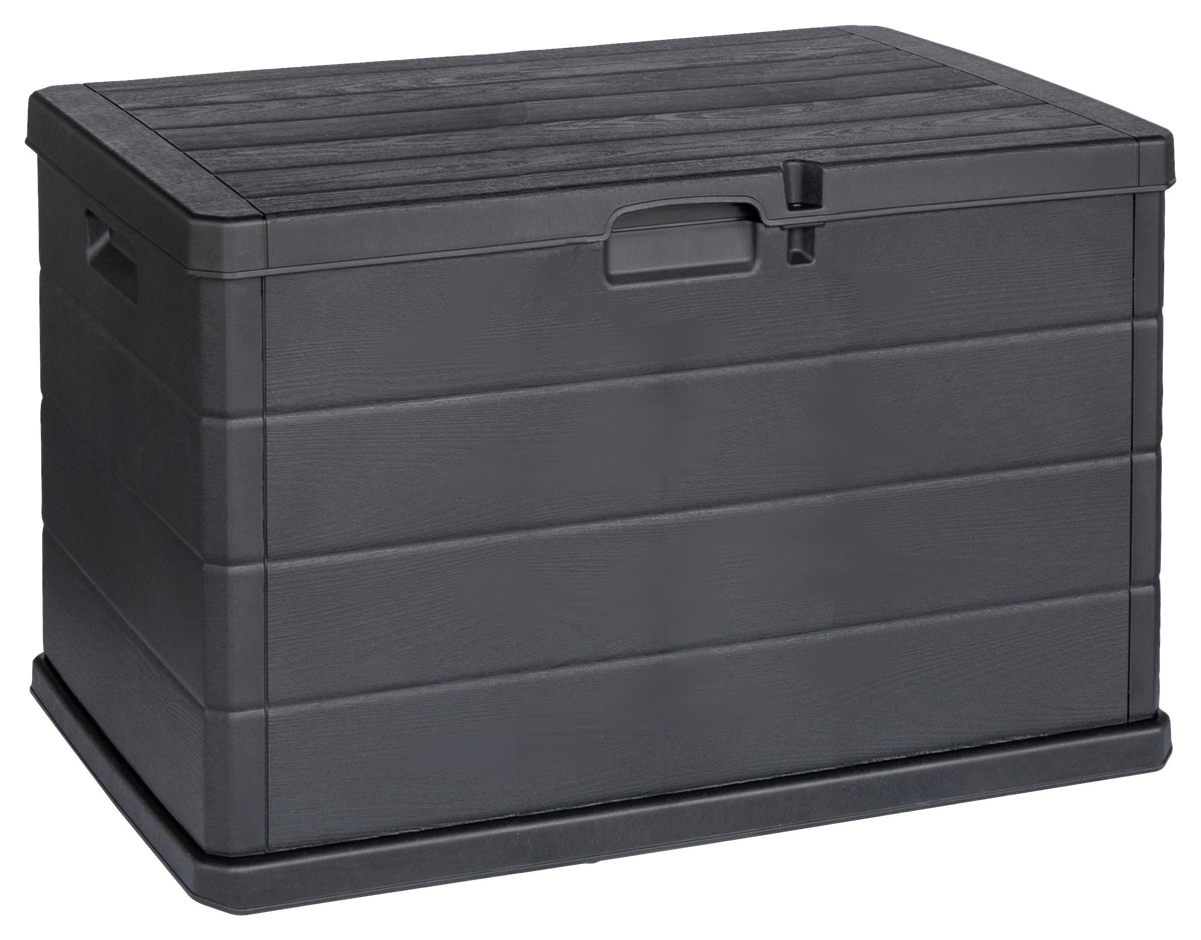 Kissenbox Beta - Anthrazit, Basics, Kunststoff (79/55/52cm)