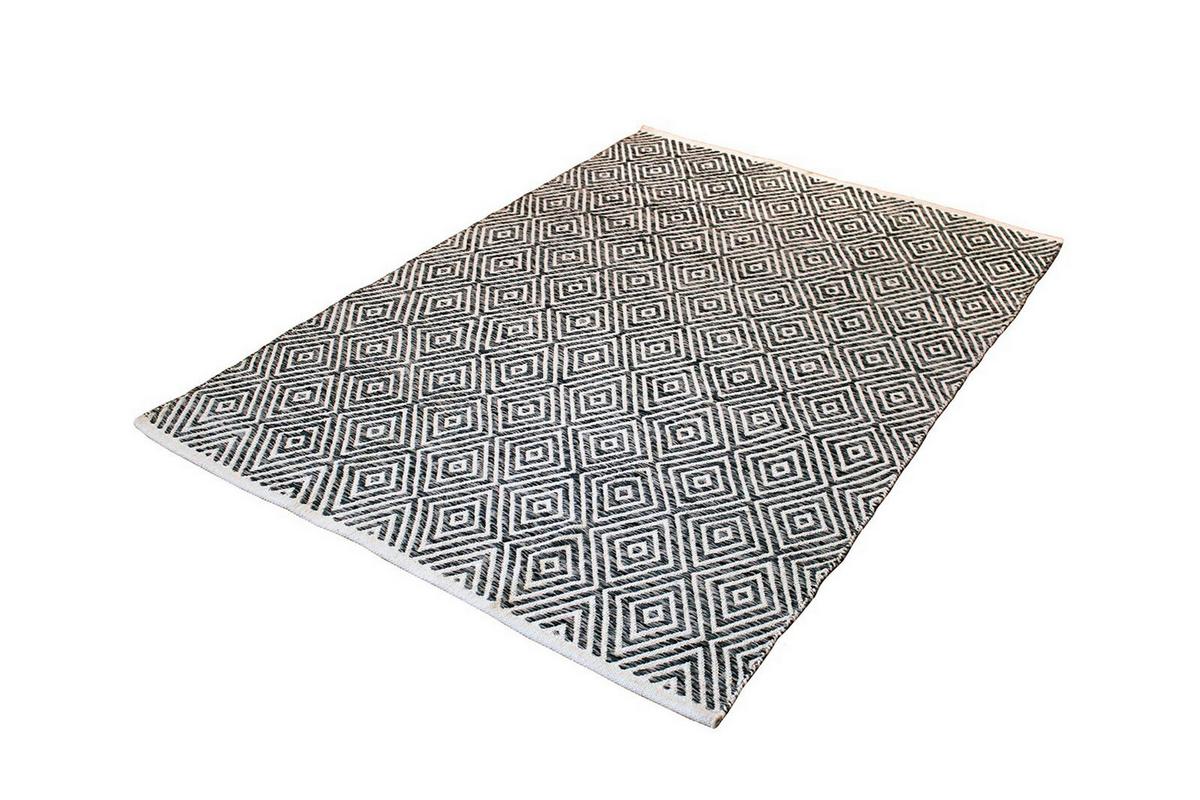 Flachwebteppich Aperitif Grau, 160x230 cm - Grau, KONVENTIONELL, Textil (160/230cm)