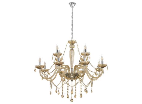 Kronleuchter Basilano - Chromfarben/Champagner, MODERN, Glas/Metall (100/150cm) Kronleuchter Basilano - Chromfarben/Champagner, MODERN, Glas/Metall (100/150cm)