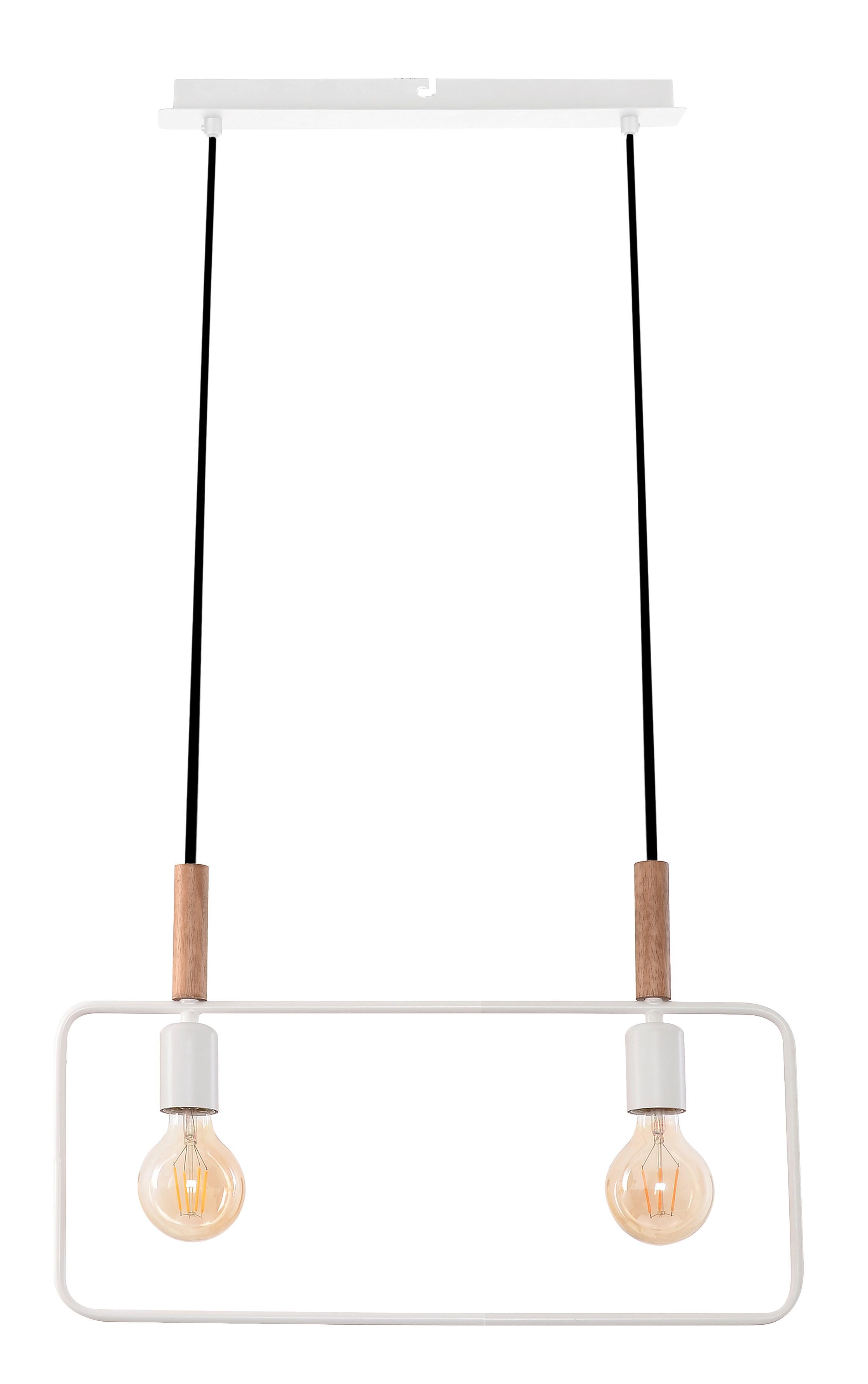 PENDELLEUCHTE 32-73549 - Weiß, Design, Metall (50/6/110cm)