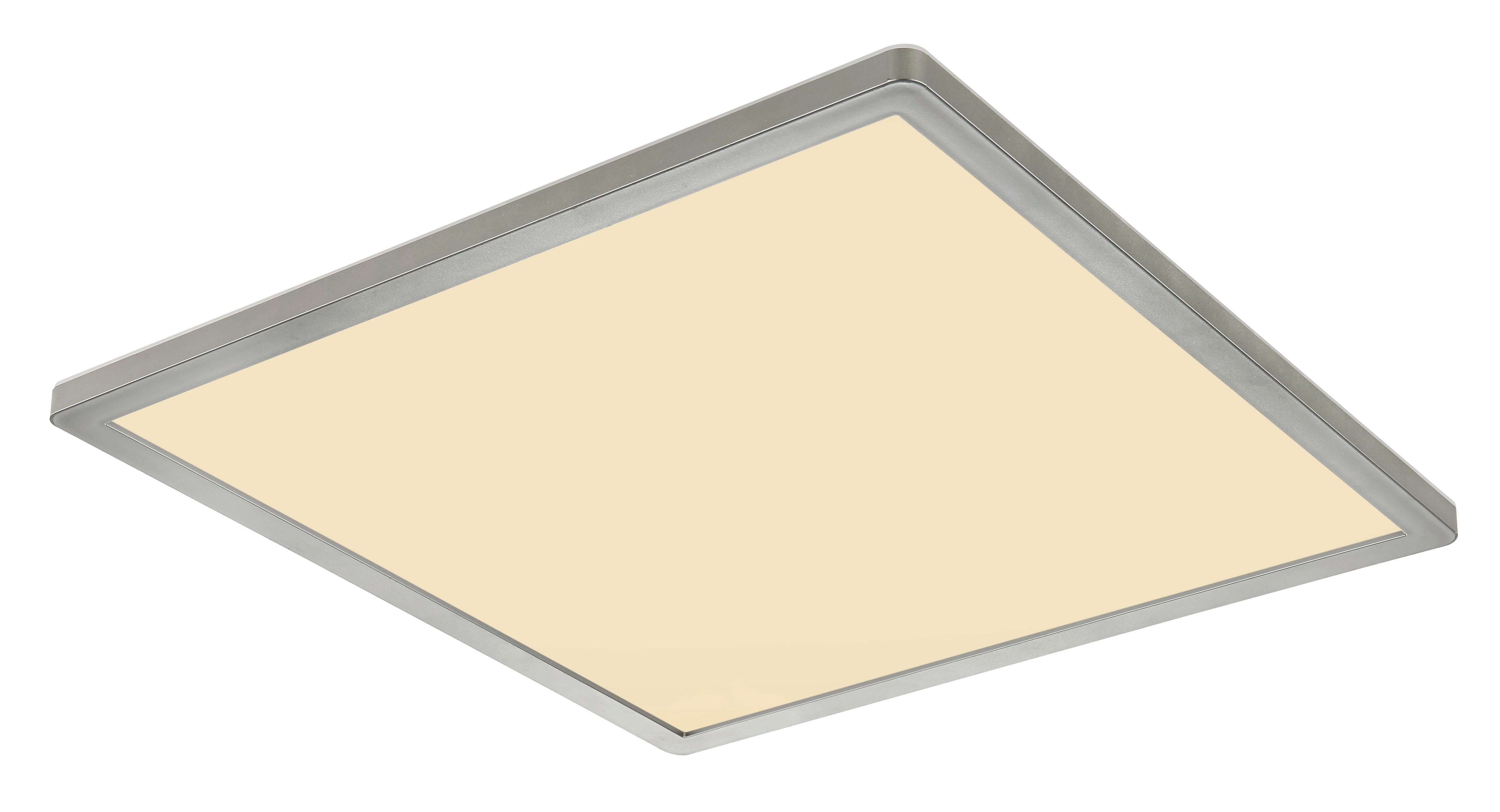 Led Mennyezeti Lámpa 41563-24n - opál/nikkel, Konventionell, műanyag (42/42/25cm) - Globo