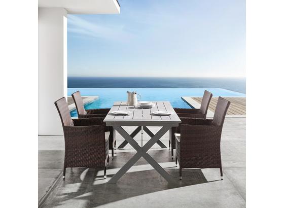 Záhradní Stůl Ellen - šedá, Moderní, dřevo (180/90/76cm) - Mömax modern living Záhradní Stůl Ellen - šedá, Moderní, dřevo (180/90/76cm) - Mömax modern living