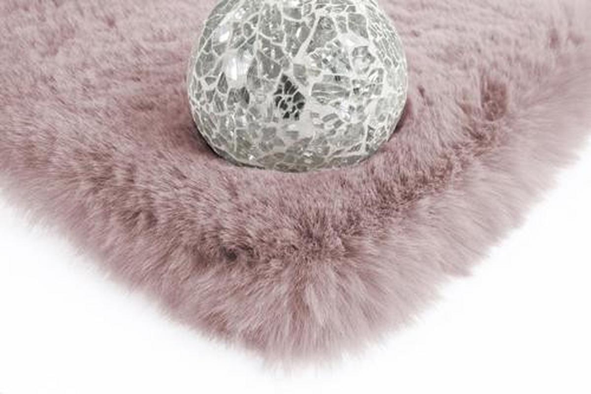 Hochflorteppich Rosa Rabbit 80x150 cm - Rosa, Trend, Textil (80/150cm) - Kayoom
