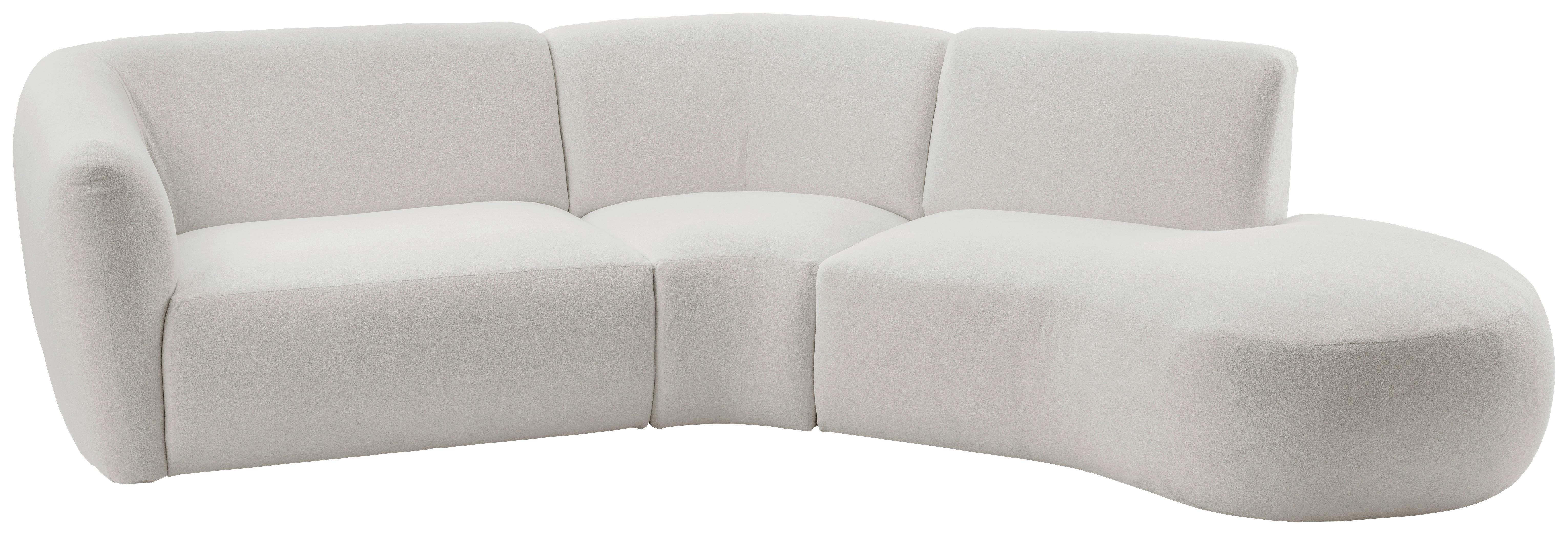 ECKSOFA Jesi, Beige S: 276x182 cm - Beige/Schwarz, MODERN, Textil (276/182cm) - Livetastic