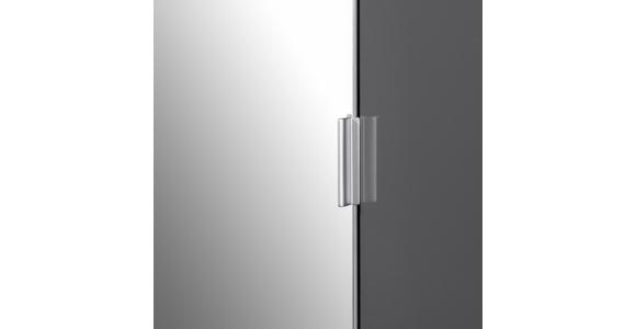 Spiegeltür Unit B: 45 cm Normalhöhe, Klarspiegel - Alufarben, MODERN, Glas/Holzwerkstoff (45,3/202,6/1,8cm) - Ondega