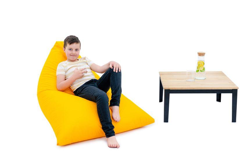 Sitzsack Relax Lounger Joker Gelb, Polystyrol-Füllung - Gelb, Basics, Textil (130/40/170cm) - Ondega