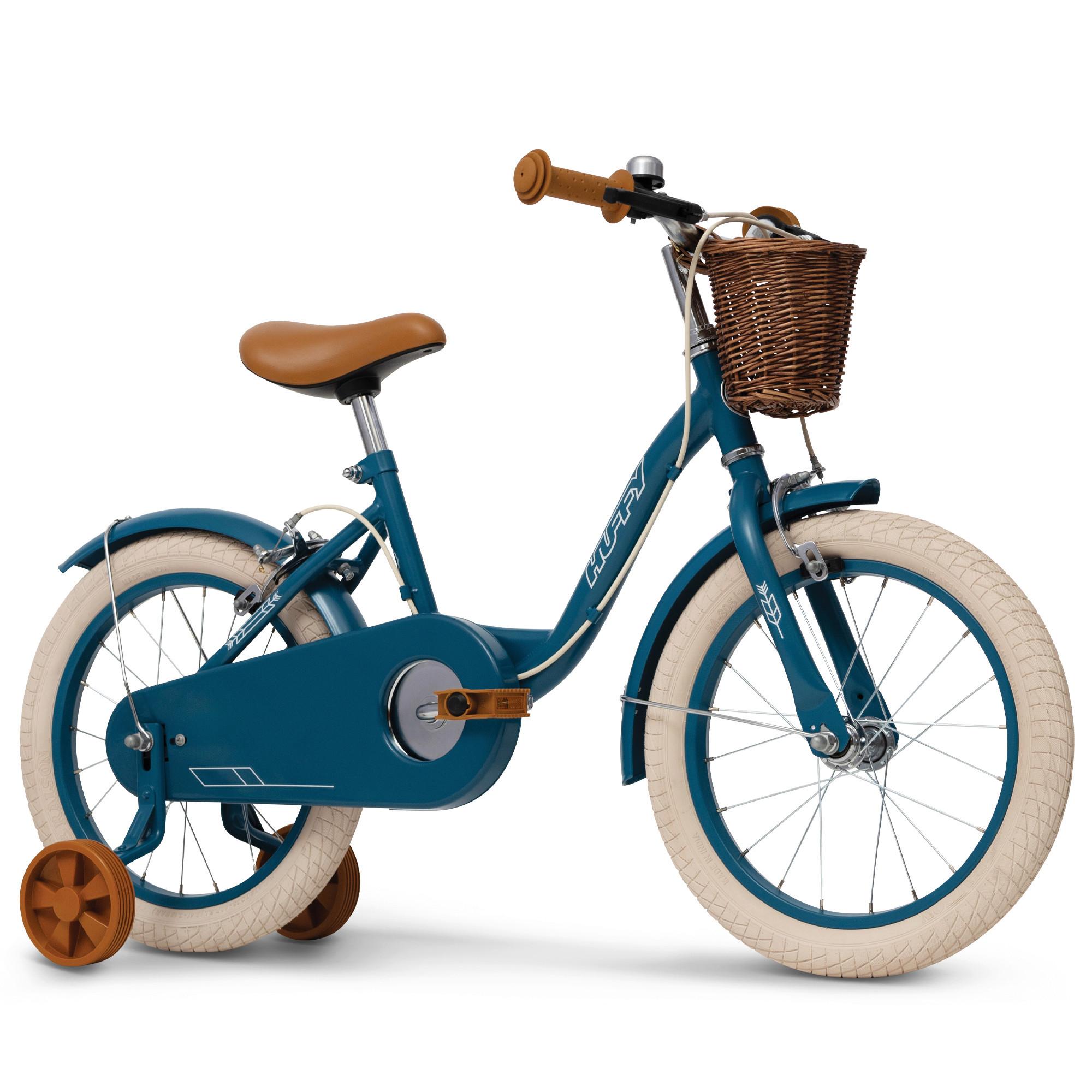 Kinderfahrrad Vintage Türkis, 16 Zoll - Türkis, Basics, Metall (47/71,5/110,5cm)