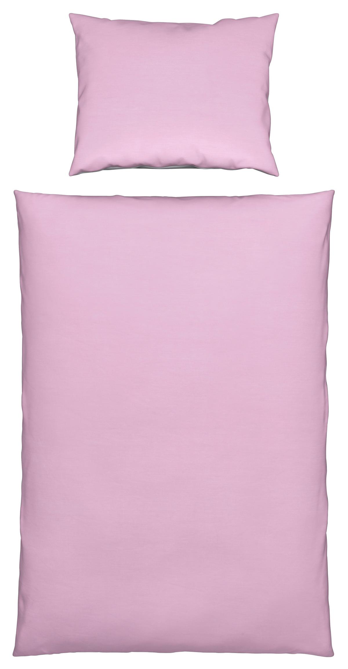 Povlečení Annika, 140/200cm,šeříková - barvy stříbra/šeříková, textil (140/200cm) - Modern Living