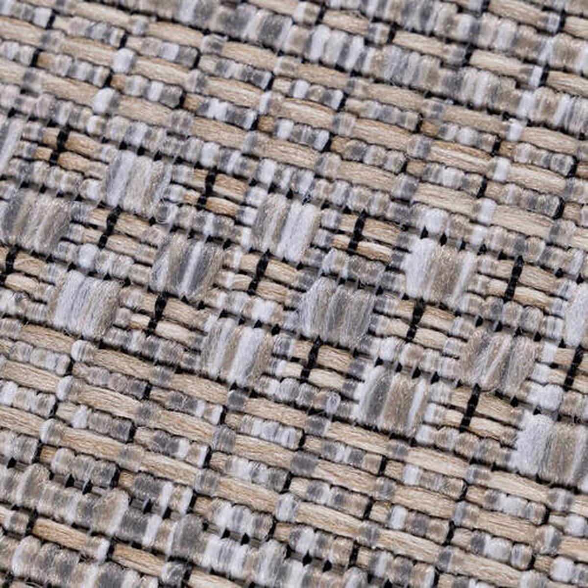 Outdoorteppich Zagora - Beige/Grau, Basics, Textil (120/170cm) - Novel