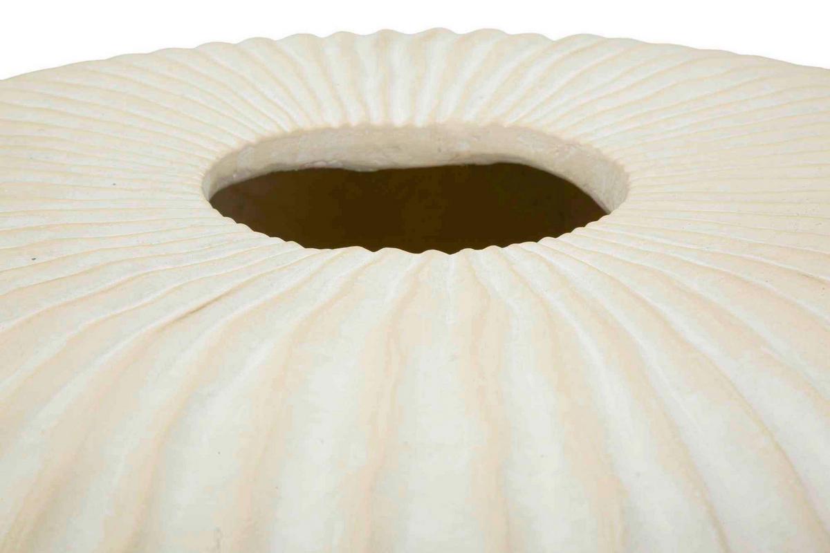 Vase Icicle Pot Creme B: 40 cm - Creme, Basics, Metall (40/23 /40cm)