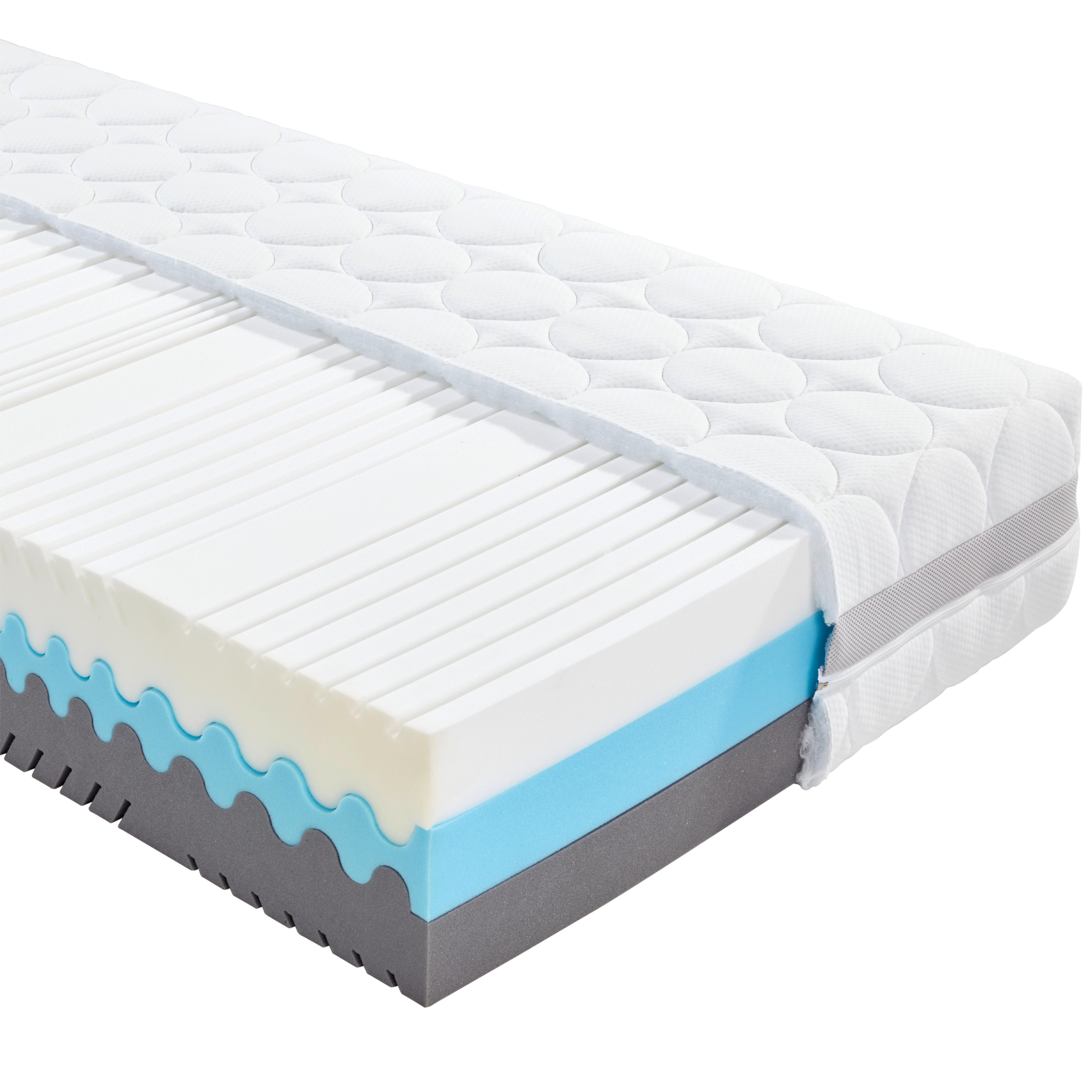 Matrace Silvy Deluxe 80x200cm, H3/ H4 - bílá, textil (80/200cm) - Primatex