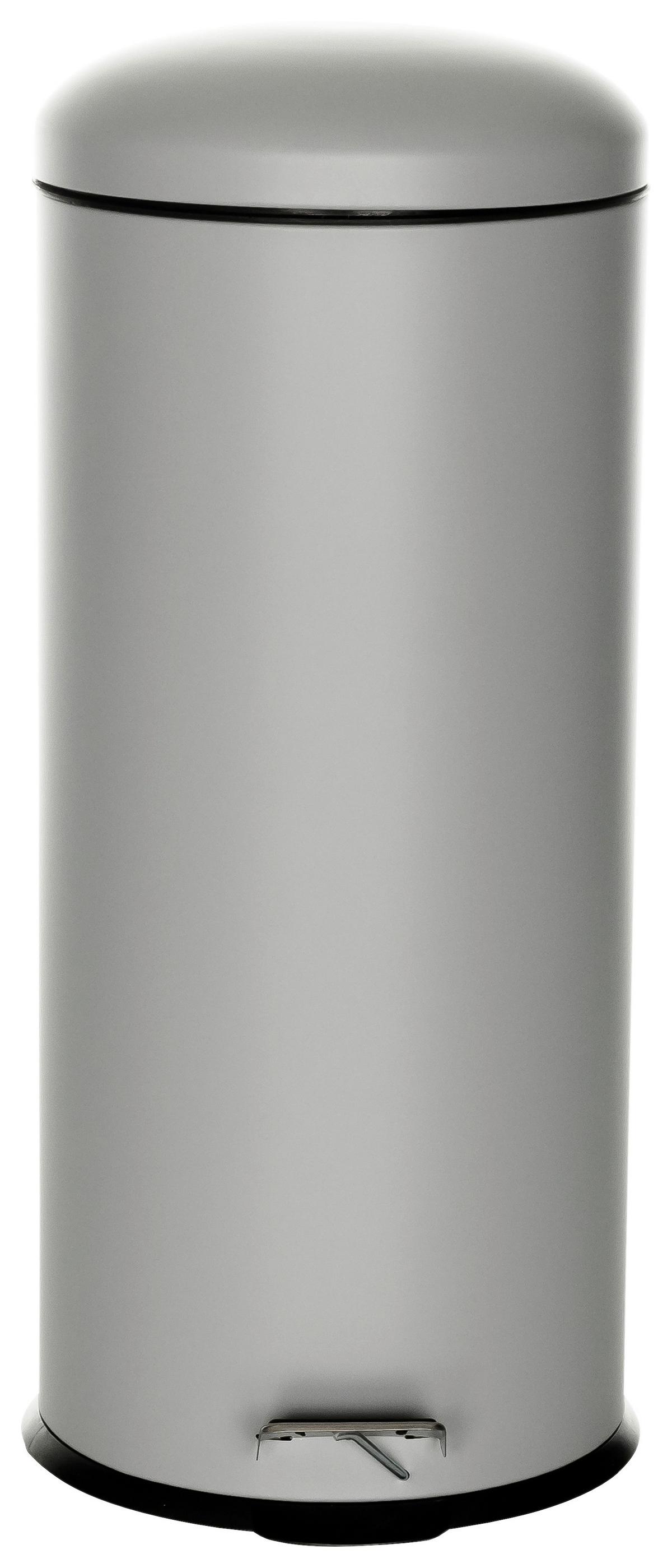 Abfallsammler Clean Viii - Schwarz/Grau, Basics, Kunststoff/Metall (30/69/30cm) - MID.YOU