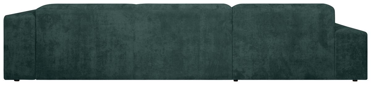 Ecksofa Hannah Grün 170x343 cm - Schwarz/Grün, Design, Textil (170/343cm) - MID.YOU