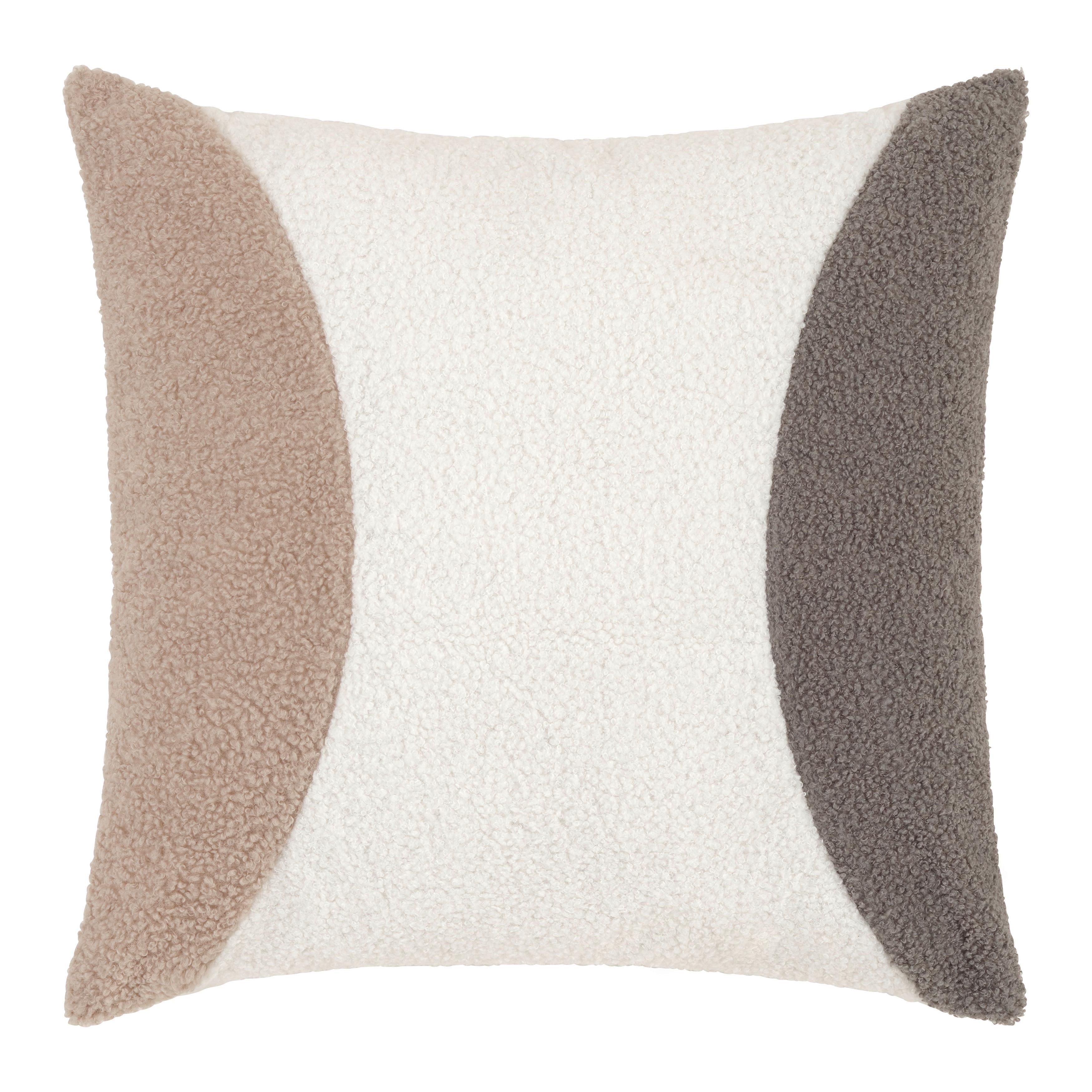 DEKORAČNÝ VANKÚŠ ANNA - sivá/prírodná farba, Modern, textil (45/45cm) - Mömax