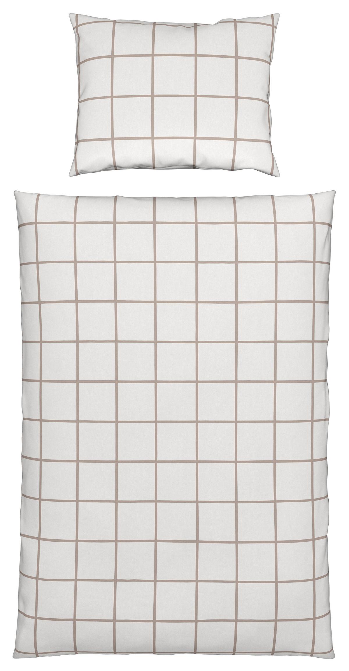 Ágyneműhuzat-garnitúra Naomi - bézs, Konventionell, textil (140/200cm) - Ondega