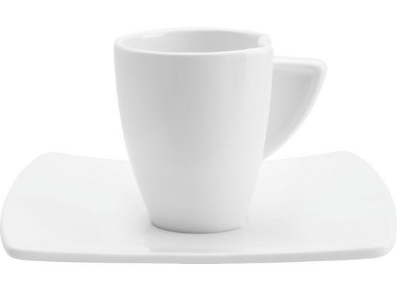 Šálek Na Espresso S Podšálkem Tacoma -top- - bílá, Lifestyle, keramika - PREMIUM LIVING Šálek Na Espresso S Podšálkem Tacoma -top- - bílá, Lifestyle, keramika - PREMIUM LIVING