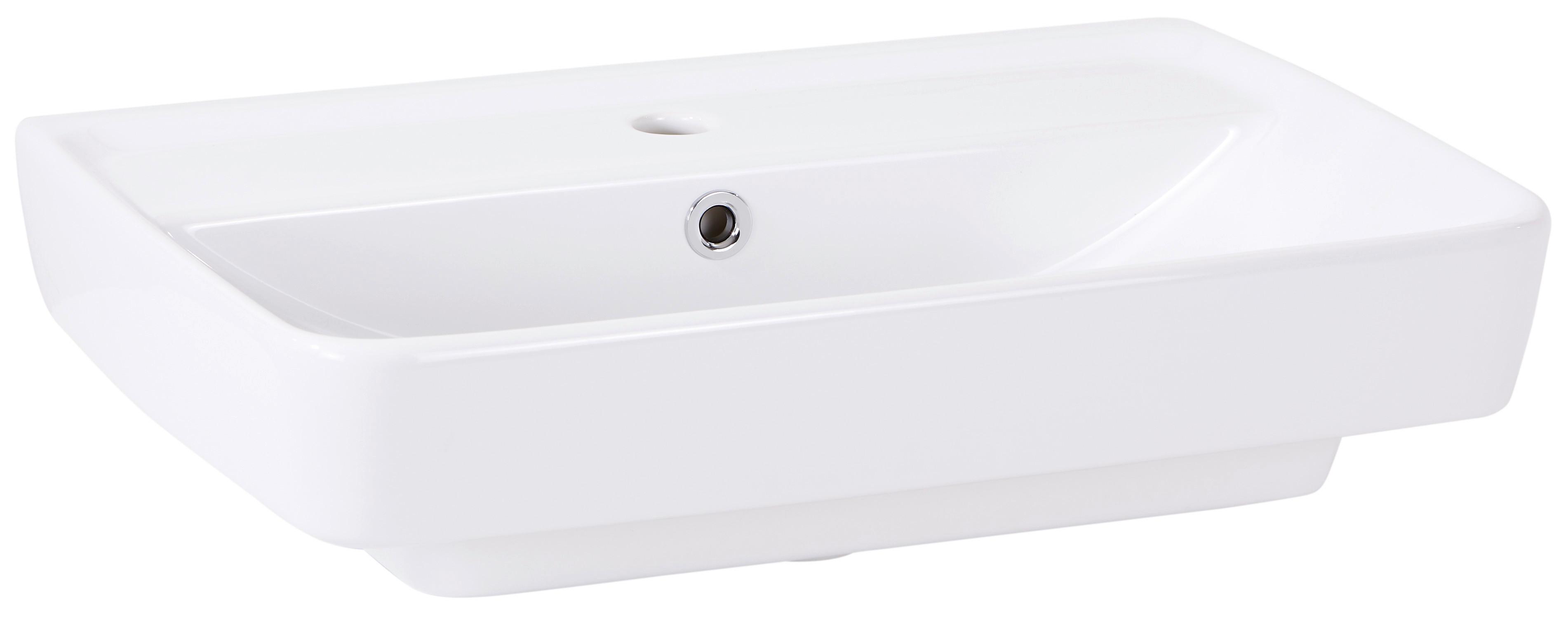 Waschbecken Bavelli Keramik 60x40 cm Weiß