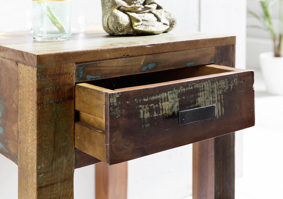 Nachtkästchen Braun Echtholz H: 55 Cm Kalkutta - Braun, LIFESTYLE, Holz (40/55/40cm) - MID.YOU