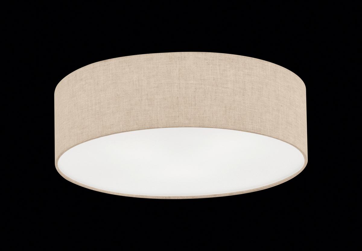 Deckenleuchte 20913 Thor - Sandfarben, Design, Textil (60/15cm) - Fischer & Honsel