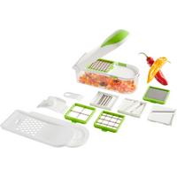 Gemüseschneiderset Tania - Edelstahlfarben/Weiß, Basics, Kunststoff/Metall (30/13/12cm) - James Wood