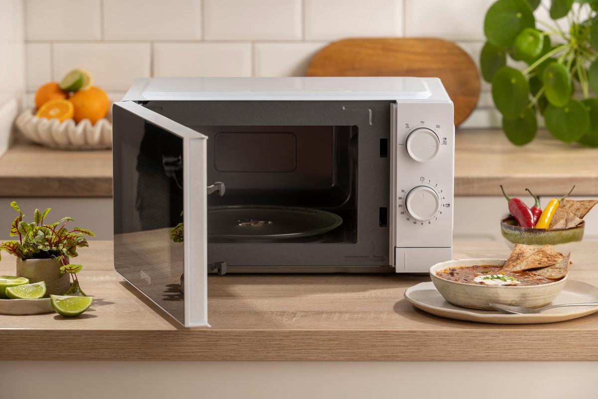 MIKROWELLE 20 Liter, 700W - Weiß, Basics, Glas/Kunststoff (44,6/24,2/35,2cm) - Gorenje