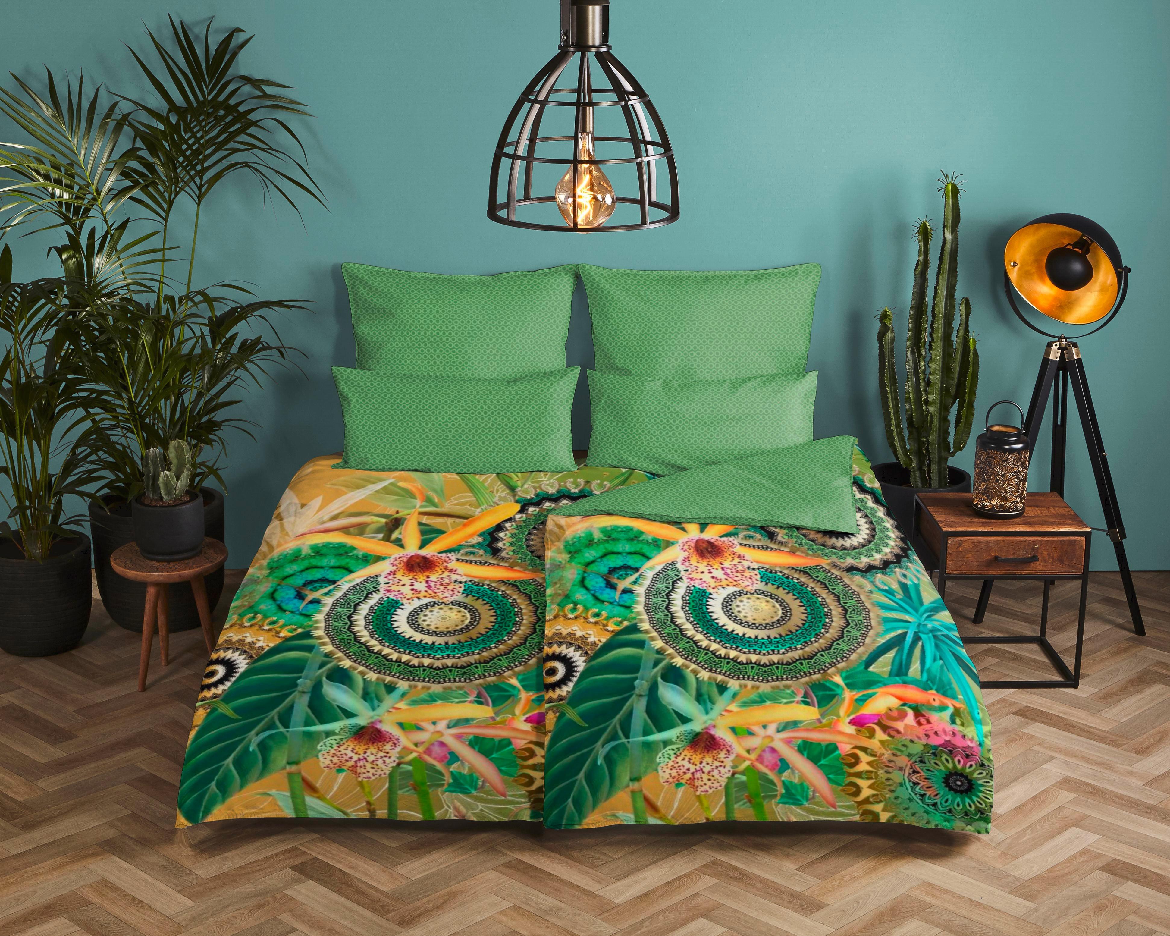 Wendebettwäsche mit Blumen-Print