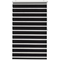 DVOJITÁ ROLETA THOMAS - čierna, textil/plast (100/160cm) - Premium Living