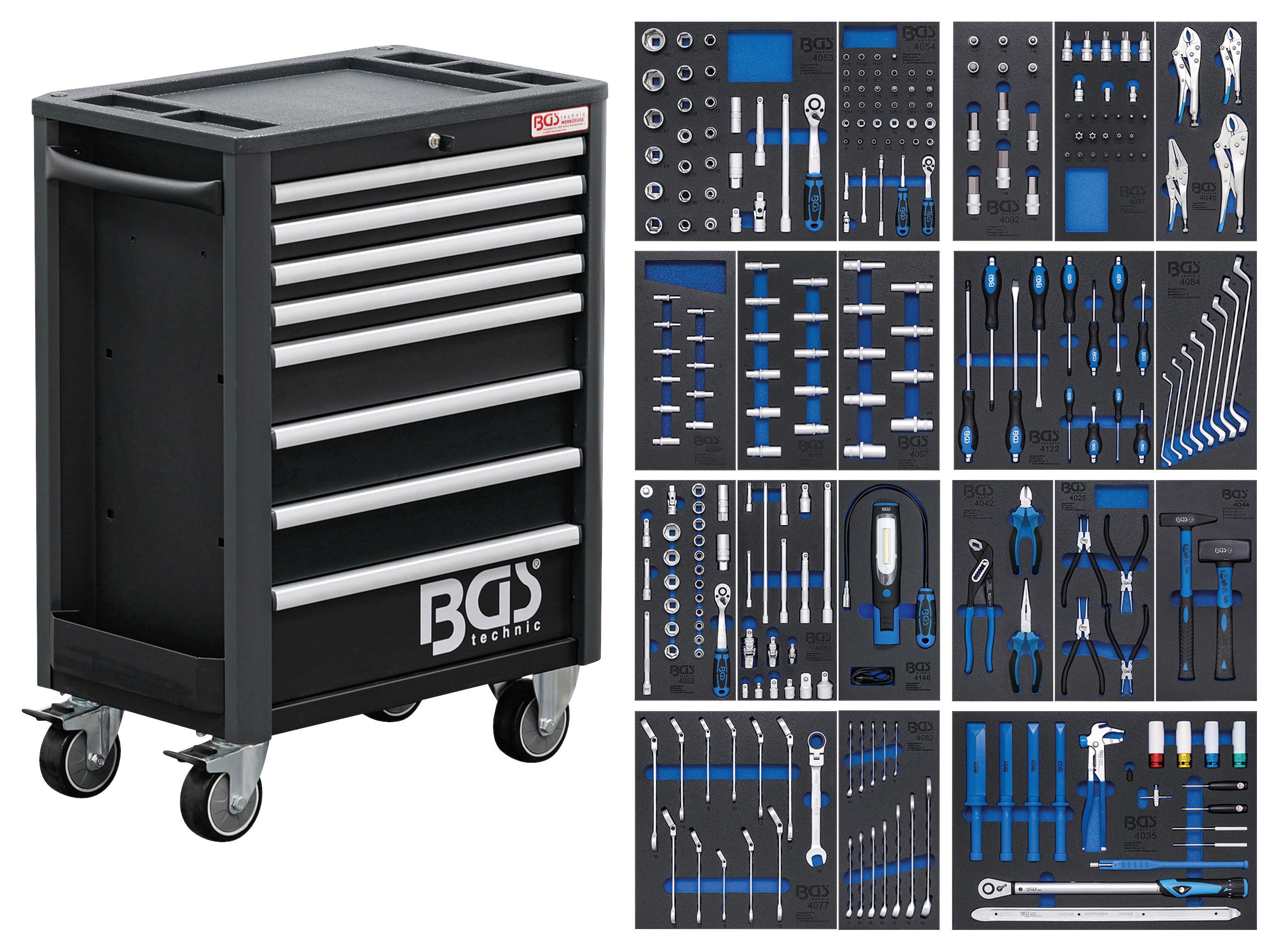 Werkstattwagen Profi Exclusive - Schwarz, Basics (72,4/103,3/47cm)