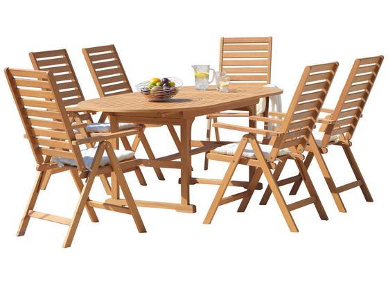 Gartenset Ella - Braun, MODERN, Holz - Luca Bessoni Gartenset Ella - Braun, MODERN, Holz - Luca Bessoni
