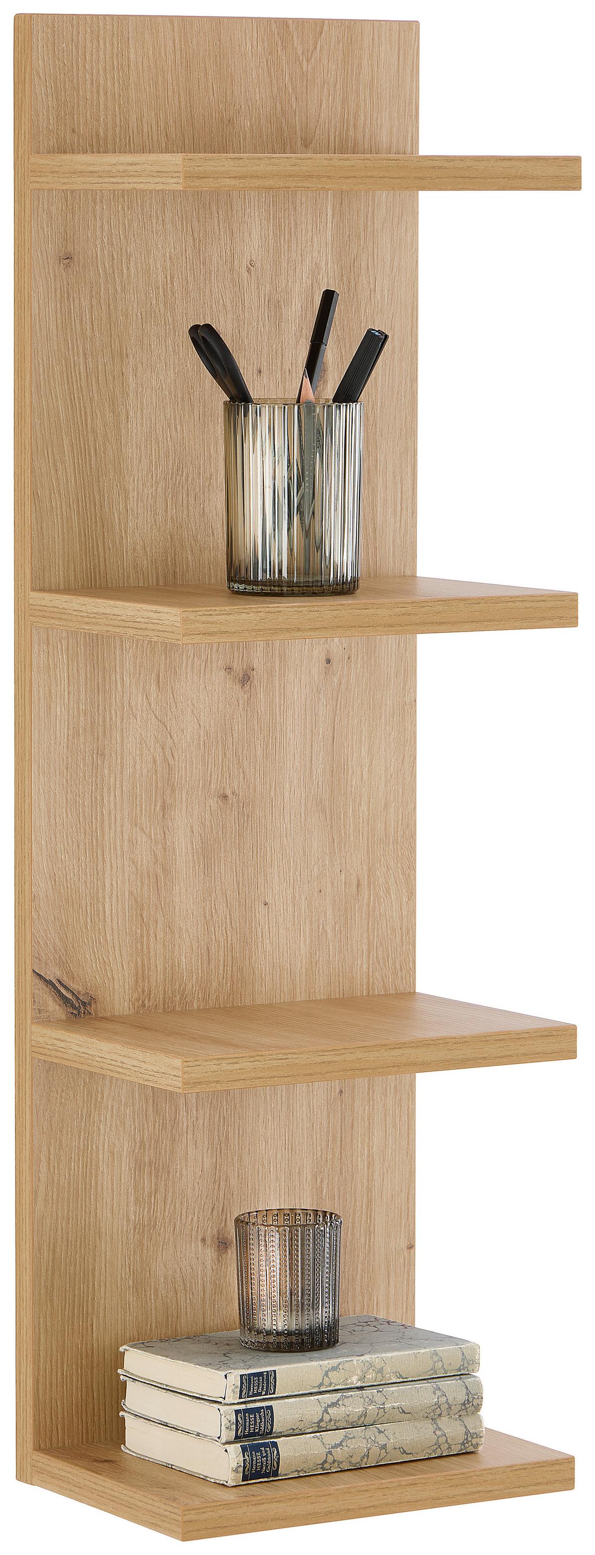 Wandregal Eolo Artisan B: 23,2 Cm - Eiche Artisan, Trend, Holzwerkstoff (23,2/75/16,8cm)