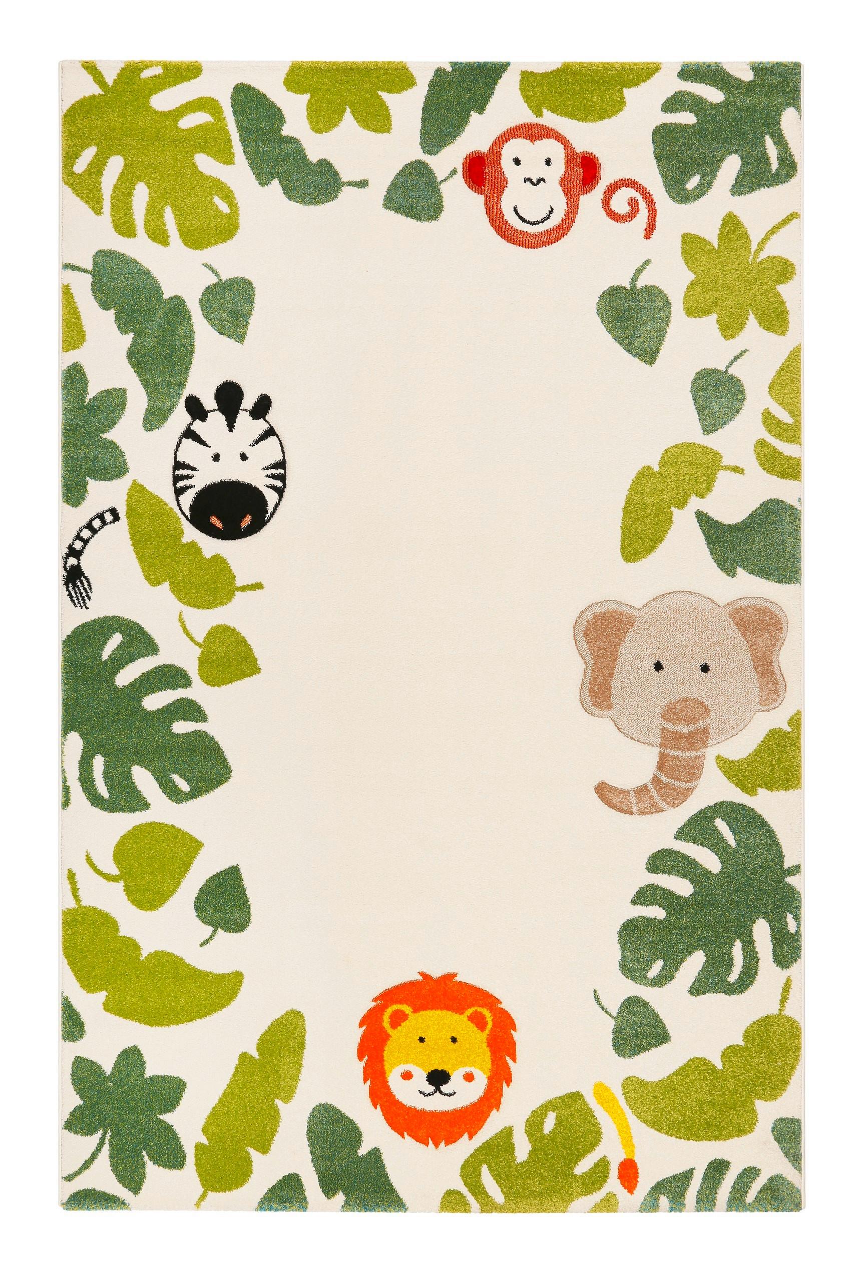 Kinderteppich E-Safari - Beige, Trend, Textil (80/150cm) - Esprit