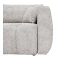 Schlafsofa Bali - Creme/Schwarz, MODERN, Holz/Textil (245/74-90/104cm) - Luca Bessoni