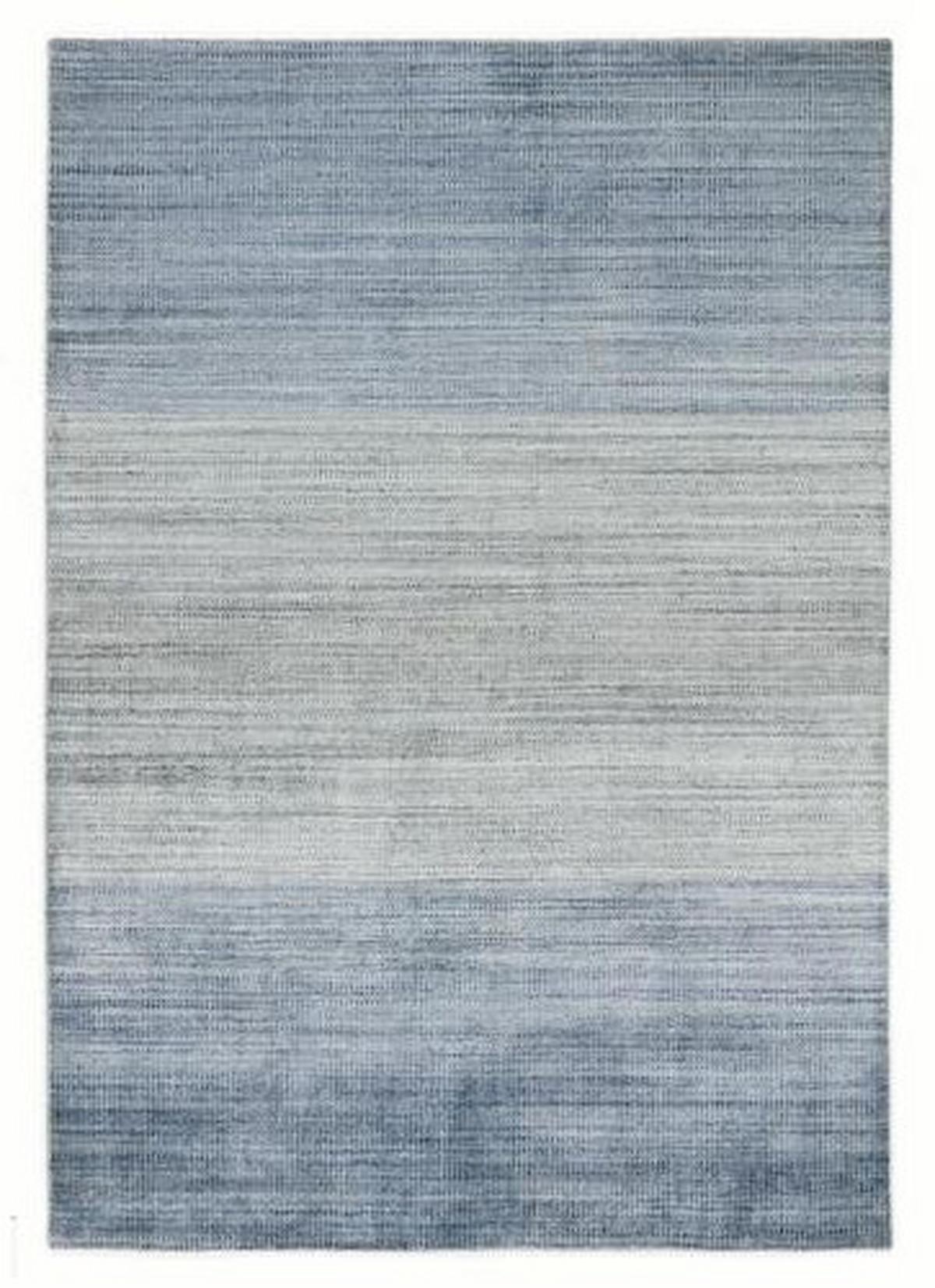 Orientteppich Blau Naturfaser Korfu 250x300 cm - Blau, KONVENTIONELL, Textil (250/300cm) - Cazaris