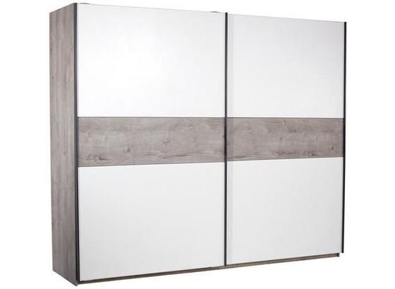 Skříň S Pos. Dveřmi.(hor.ved.) Julia - bílá/barvy dubu, Konvenční, kompozitní dřevo (270/225cm) Skříň S Pos. Dveřmi.(hor.ved.) Julia - bílá/barvy dubu, Konvenční, kompozitní dřevo (270/225cm)