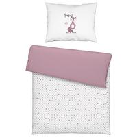 Baba Ágyneműhuzat-garnitúra Lilly - lila/fehér, Modern, textil (100/135cm) - Luca Bessoni
