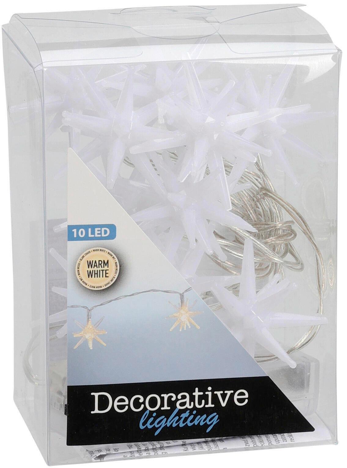 Lichterkette, Feuersterne Arx000410 - Transparent, Basics, Kunststoff (120cm)