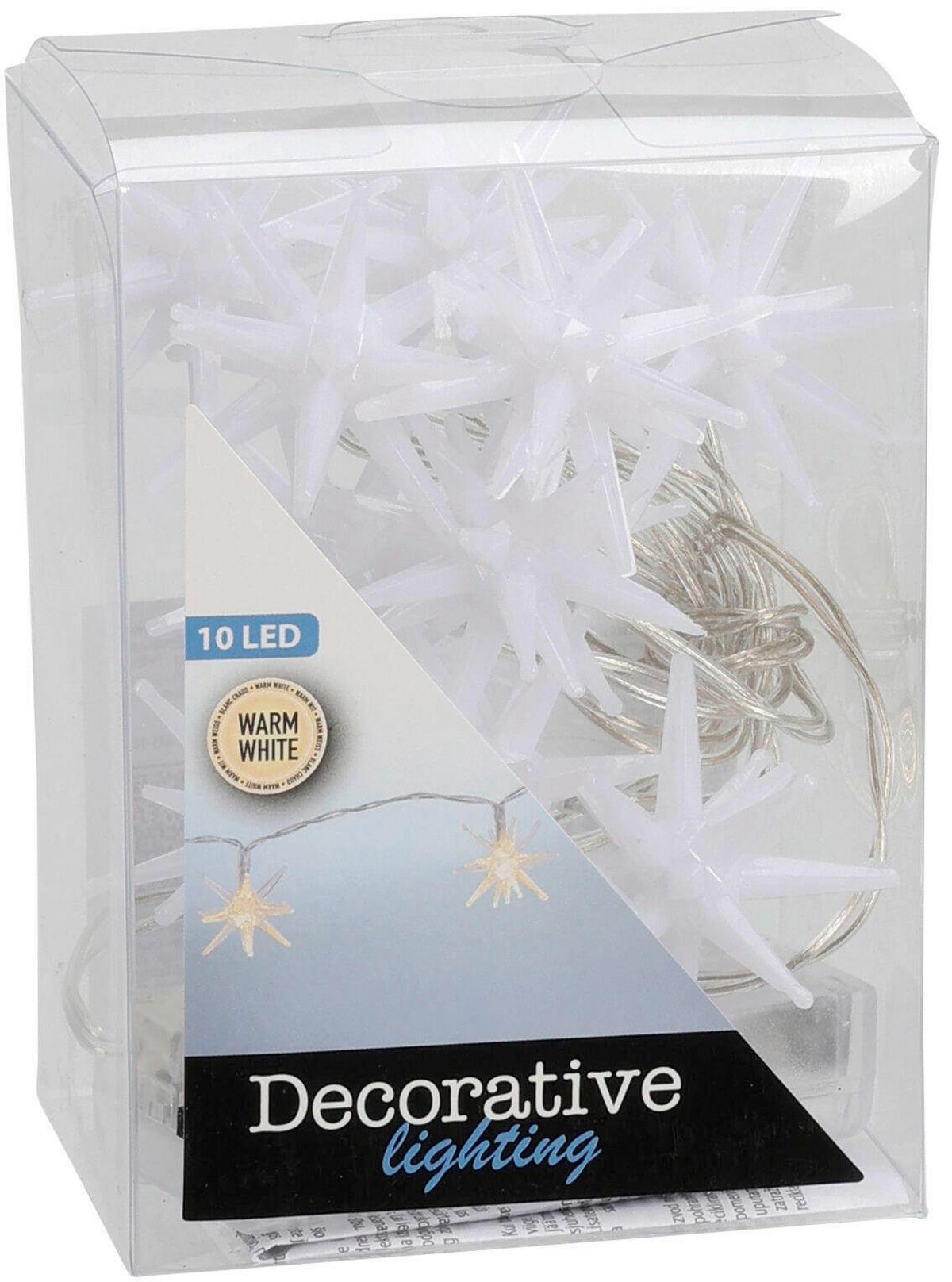 Lichterkette, Feuersterne Arx000410 - Transparent, Basics, Kunststoff (120cm)