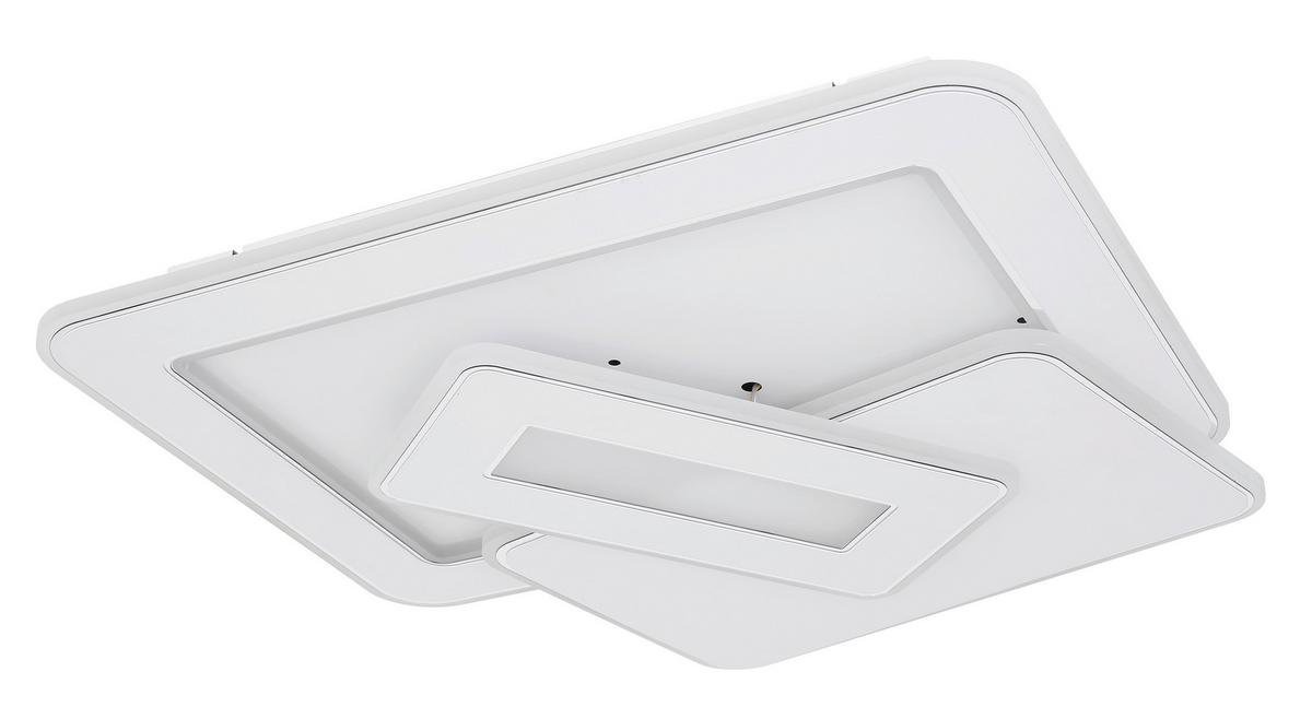 Led-deckenleuchte 48548sh - Weiß, Design, Kunststoff/Metall (49/48,5/6,8cm) - Globo