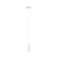 Hängeleuchte Marley H: 150 cm 1-Flammig höhenverstellbar - Weiß, Design, Metall (12/150cm) - Trio Leuchten