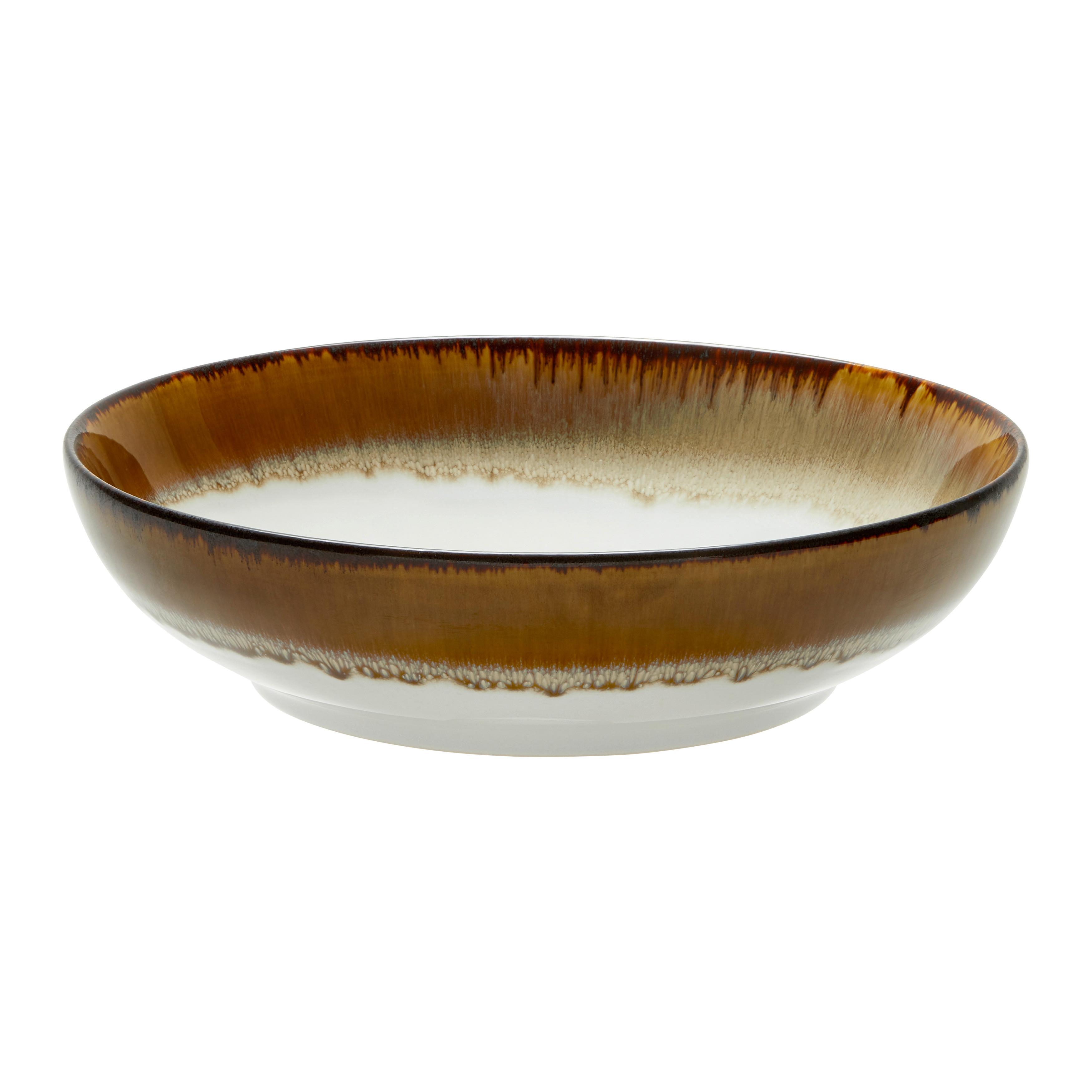 Mísa CASCADE - hnědá, Moderní, keramika (22,5/6cm) - Creatable